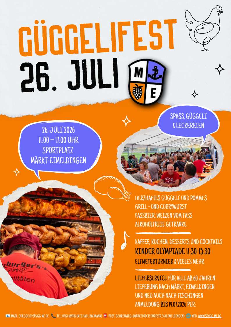 Güggelifest 2025 Flyer